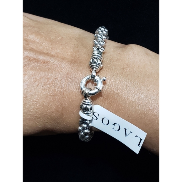 Lagos Sterling Silver Caviar Rope Bracelet - Picture 2 of 6